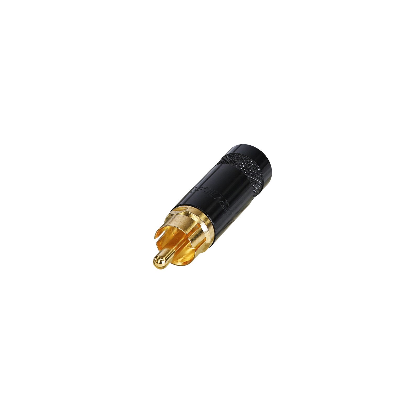 Rean NYS352BG Phono RCA Connectors Plug Black/Gold